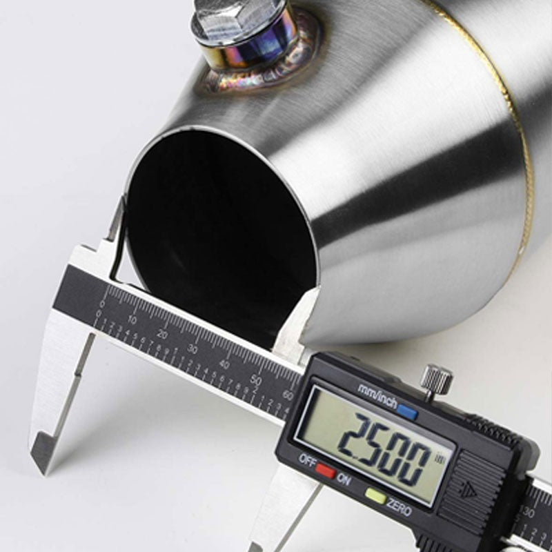 2.25"-2.50" 16 Guage SS Weld-On Racing Megaphone For Exhaust Downpipe Header-Performance-BuildFastCar