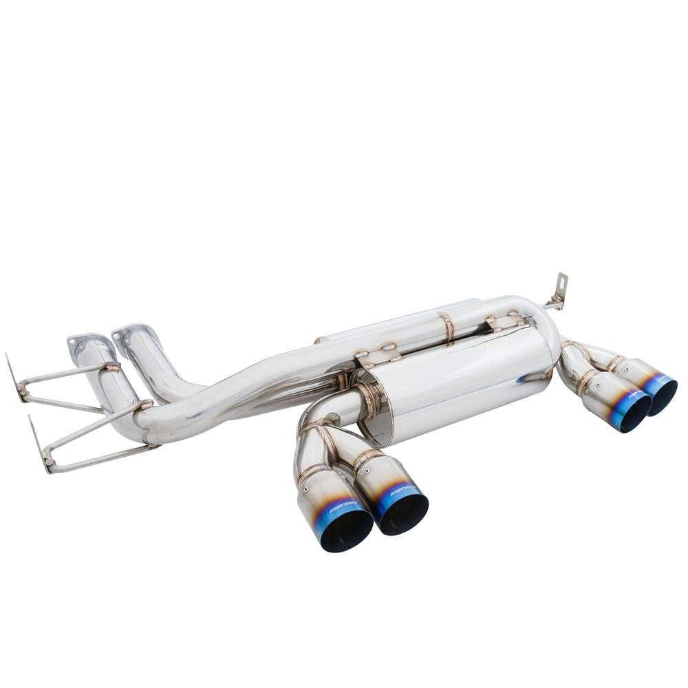 Megan Racing Supremo Axleback Exhaust Titanium Blue Tips For 01-06 BMW M3 E46