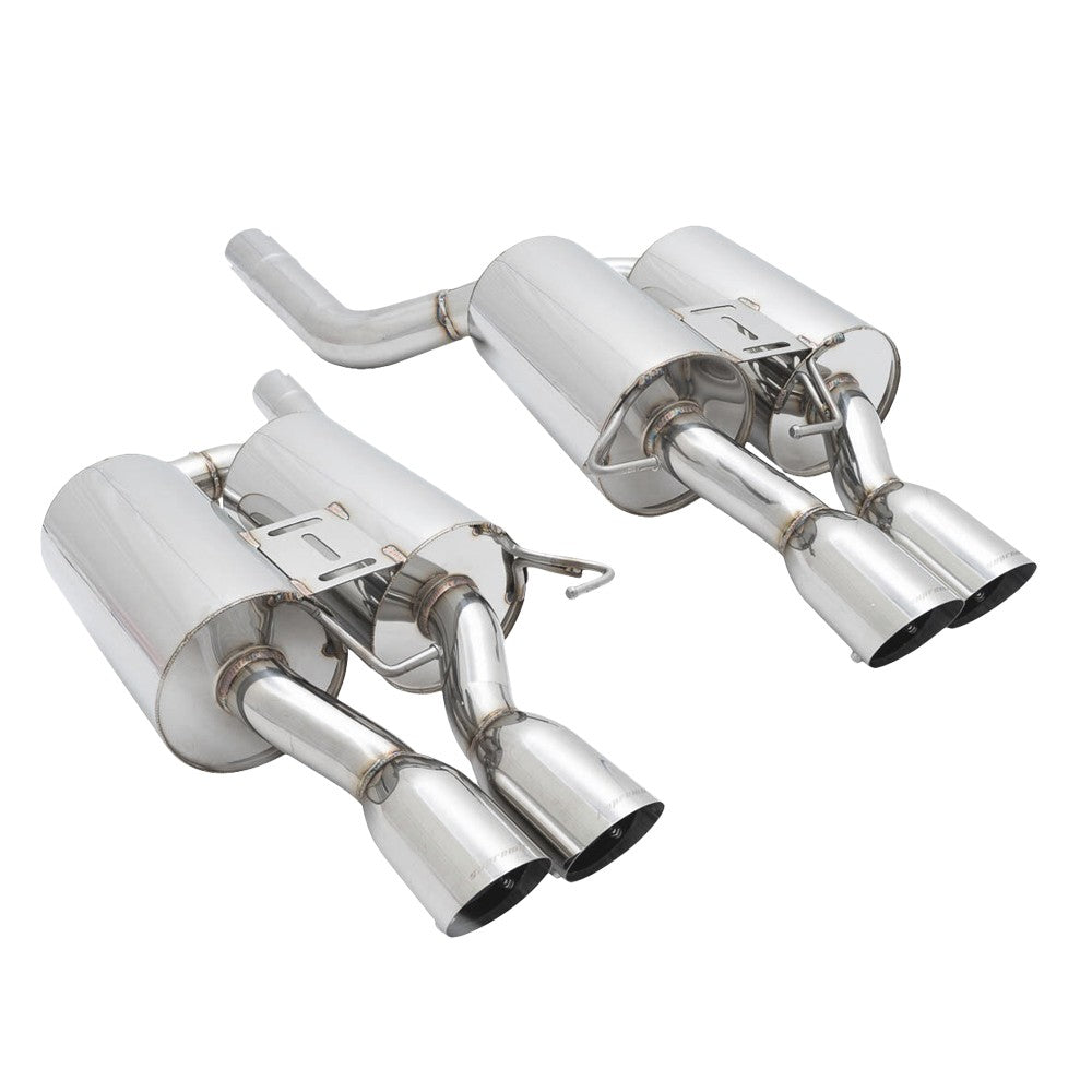 Megan ABE Exhaust System 3.5" Quad Roll Tips w/Tube for 05-10 BMW M5 E60