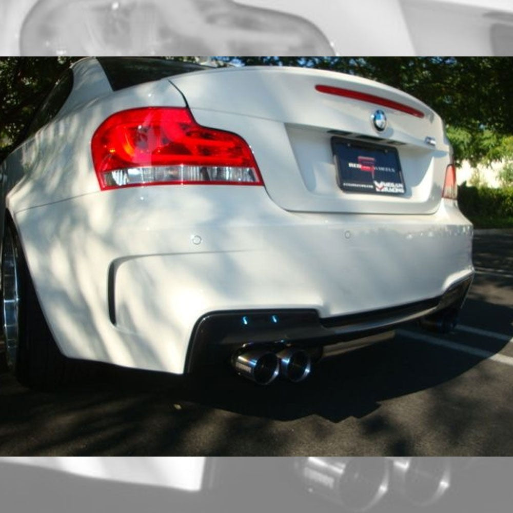 Megan Supremo Stainless ABE Exhaust System Burnt Roll Tip For BMW 1 Series M E82