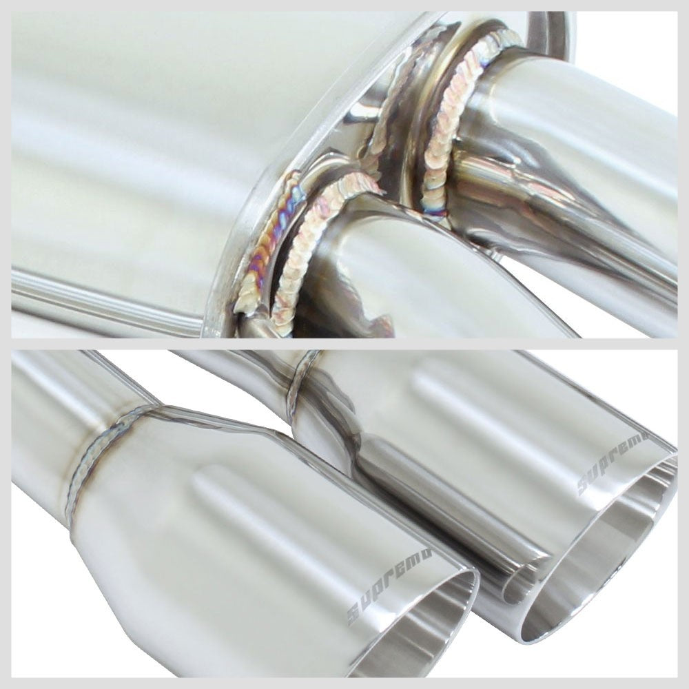 Megan Racing Supremo Axleback Exhaust Rolled Tips For 11-16 BMW M5 F10 4DR