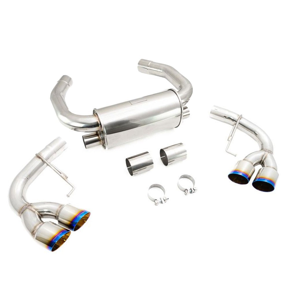 Megan Racing Supremo Axle-Back Exhaust System+Quad Burnt Tip For 18+ BMW M5 F90