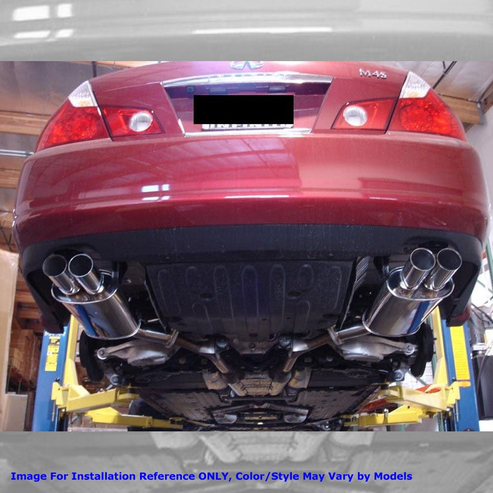 Megan RS ABE Exhaust System Burnt Roll Tip For 06-10 Infiniti M35 M45 Y50