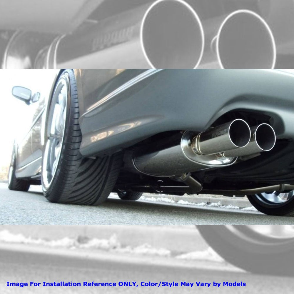 Megan RS ABE Exhaust System Burnt Roll Tip For 06-10 Infiniti M35 M45 Y50