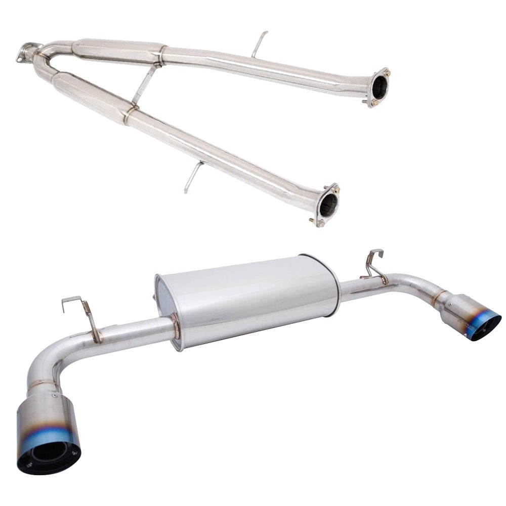 Megan Racing OE-RS Exhaust Axleback Downpipe 02-10 Lexus SC430 V8 Z40 MR-ABE-LSC01-BT+MIDPIPE-LSC01