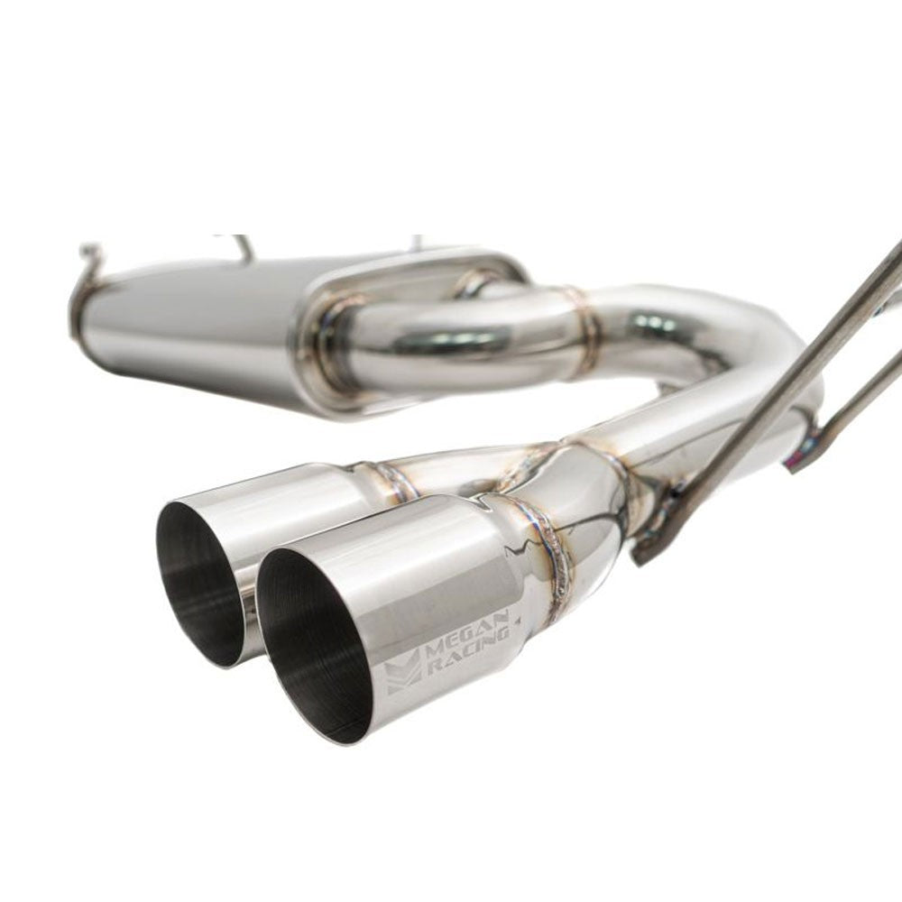 Megan Racing V2 Axle-Back Exhaust System+Dual Tips For 15-20 Mazda MX5 Miata ND