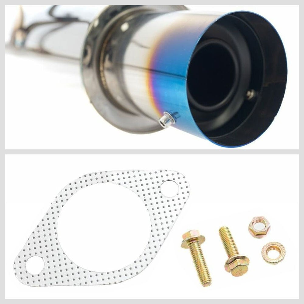 Megan RS Series ABE Exhaust System Burnt Tip For 99-05 MX-5 Miata 1.8L Manual Transmission