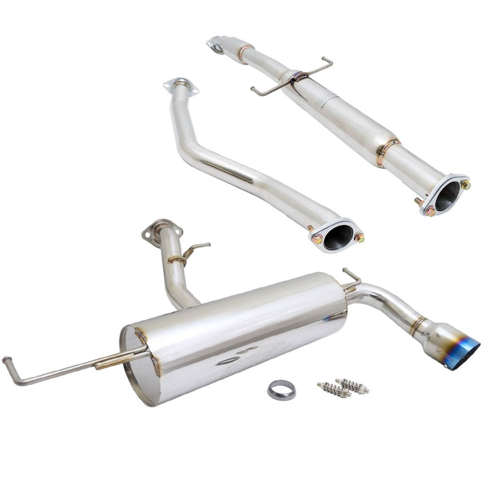 Megan OE-RS Axleback Exhaust 3" Blue Titanium Tip+Midpipe For 05-10 Scion tC