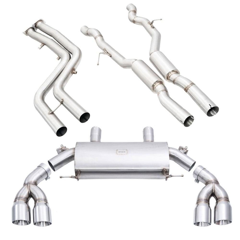 Megan Racing Supremo MR-CBS-BF98-R+M Exhaust Catback System Dual Tips MR-CBS-BF98-R+M