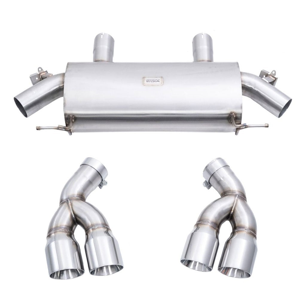 Megan Racing Supremo MR-CBS-BF98-R+M Exhaust Catback System Dual Tips MR-CBS-BF98-R+M