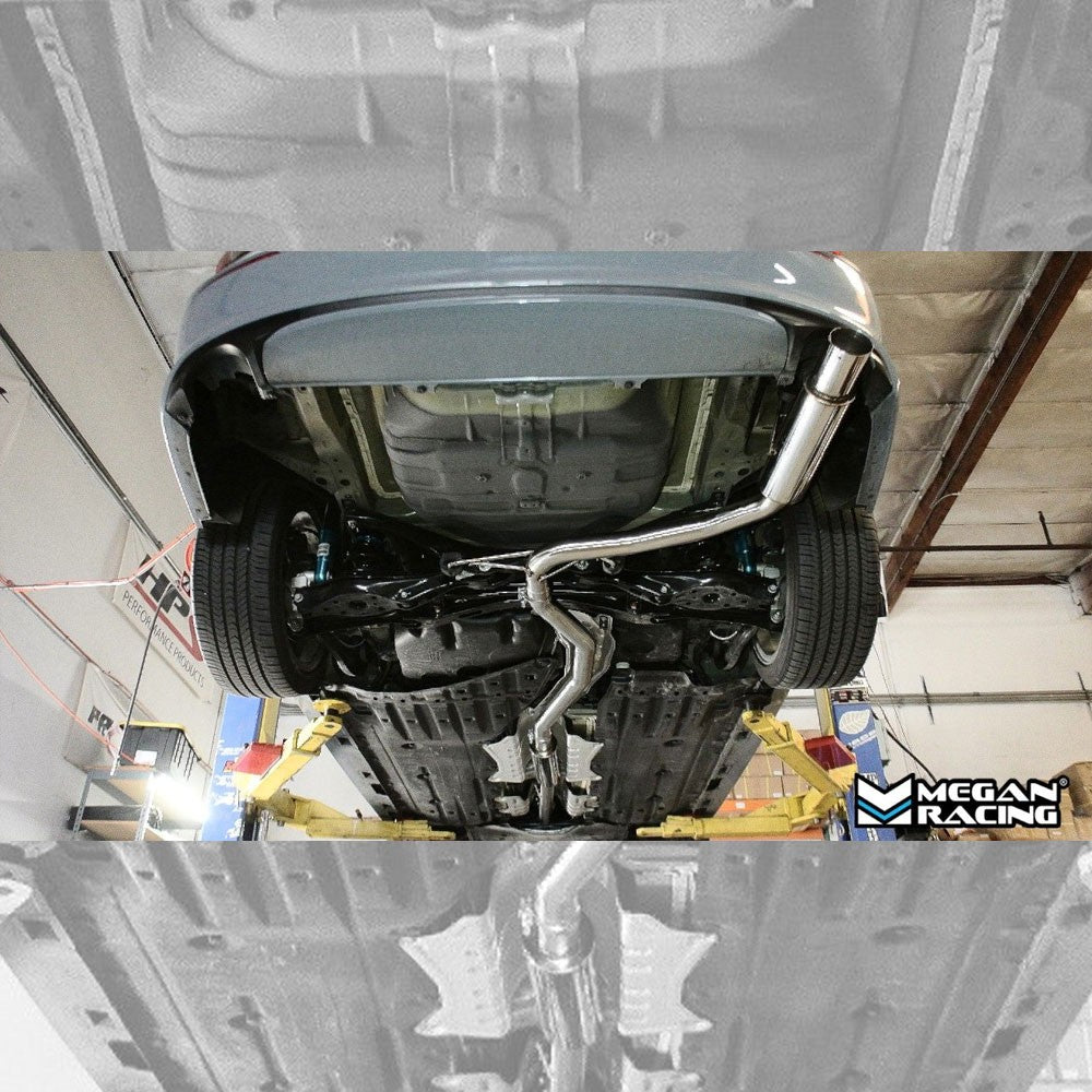 Megan DS-Series Catback System Single Tips 22+ Civic FE/FL Gen MR-CBS-HC22-DS