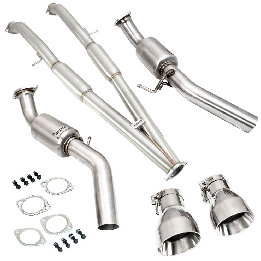 Megan Racing Exhaust Catback System & Midpipe For 16-20 Infiniti Q50 3.0L Turbo