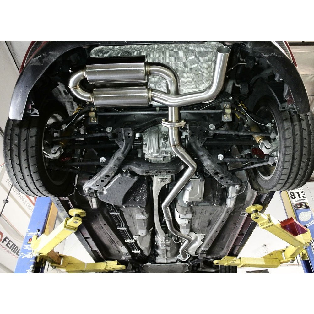 Megan Racing Catback Exhaust Kit+Mufler Burnt Tip For 15-20 Mazda MX-5 Miata ND