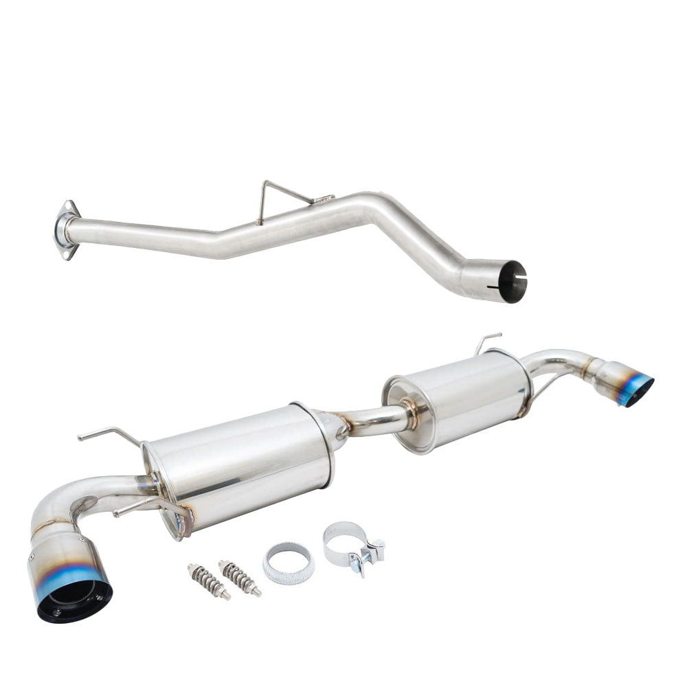 Megan RS Series CBS Exhaust System Burnt Ti-Tip For 04-08 Mazda RX8 13B-MSP SE3P