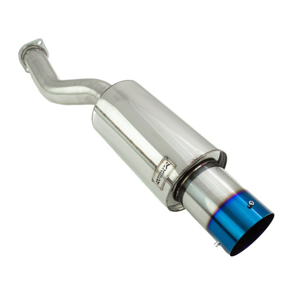 Megan Racing Drift Spec Catback Exhaust Muffler Burnt Tip For 03-08 Nissan 350Z