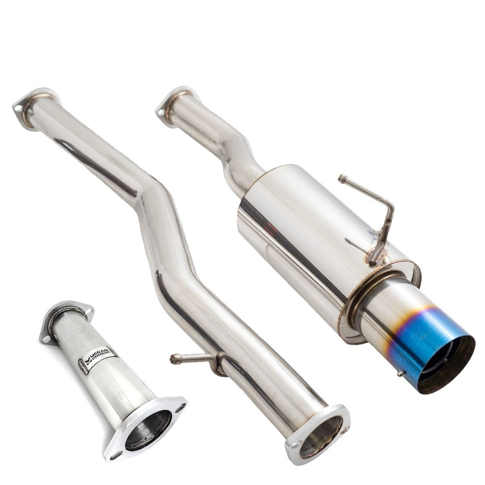 Megan Drift Spec Exhaust Catback 4.5" Blue Tip 08-13 G37 2DR RWD V36 MR-CBS-N7Z-DS-BT+MR-XT-1610