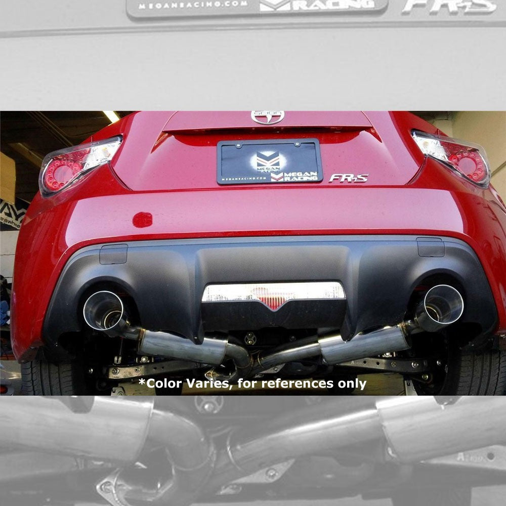 Megan CBS Exhaust System Burnt Rolled Tip For 13-16 FR-S/13-20 BRZ ZC6 GEN1