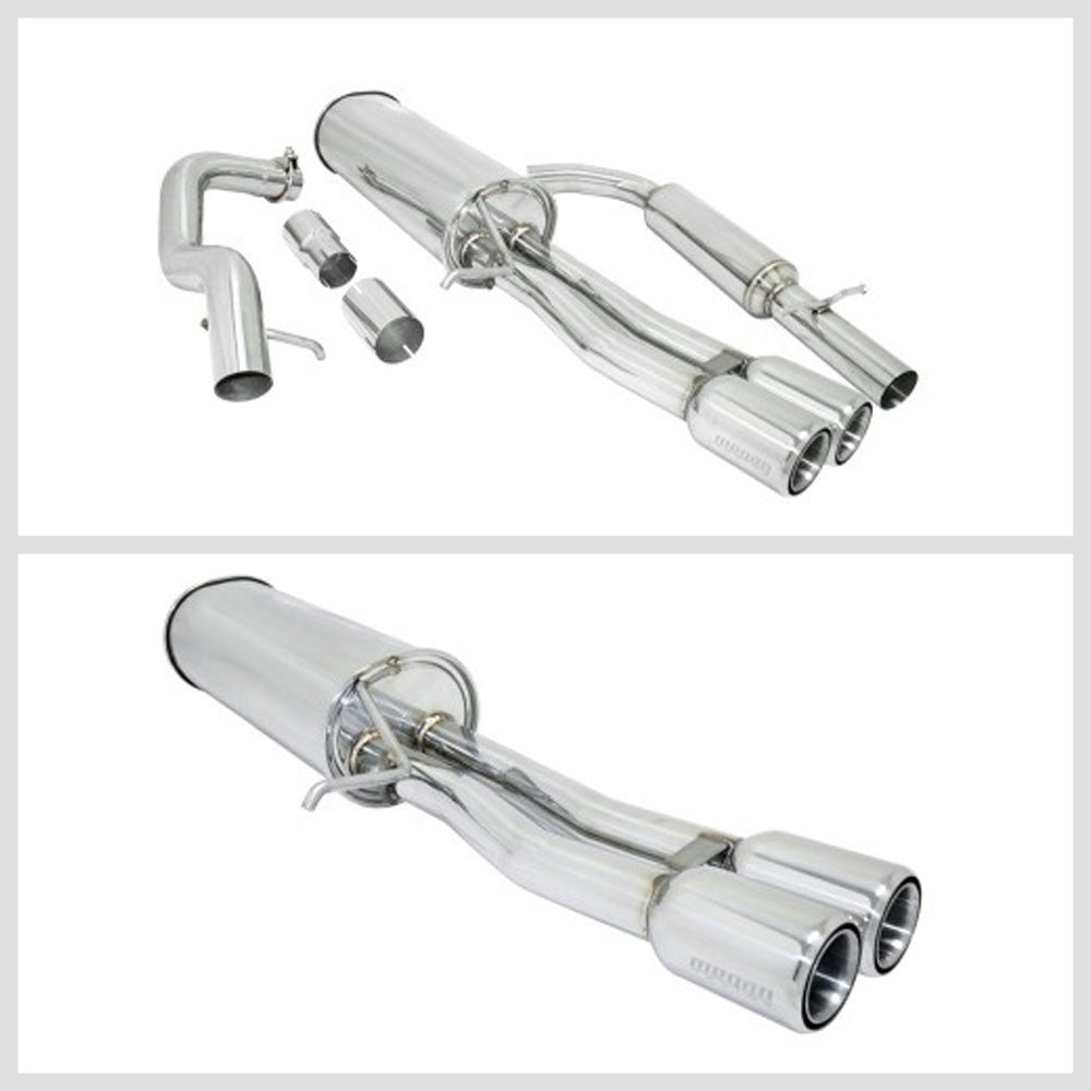 Megan RS Series Stainless CBS Exhaust System 3.0" Tips For 99-01 Jetta 1.8T 2.0