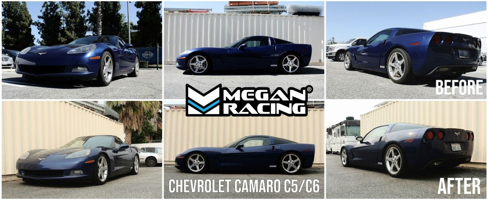 Megan Racing Track Series Adjustable Coilover Springs For 97-13 Corvette C5 C6