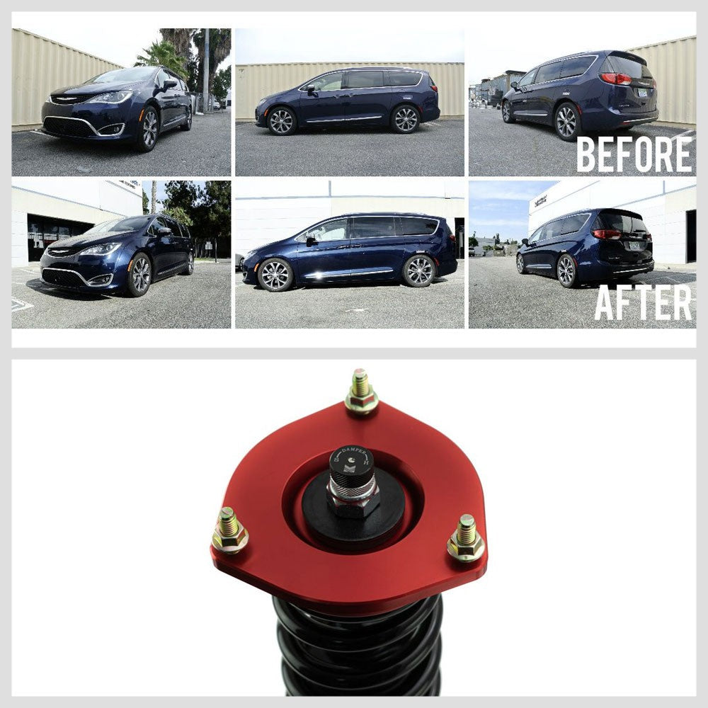 Megan Street Series Coilover Spring Damper Shock Kit For 17-20 Chrysler Pacific-Shocks & Springs-BuildFastCar