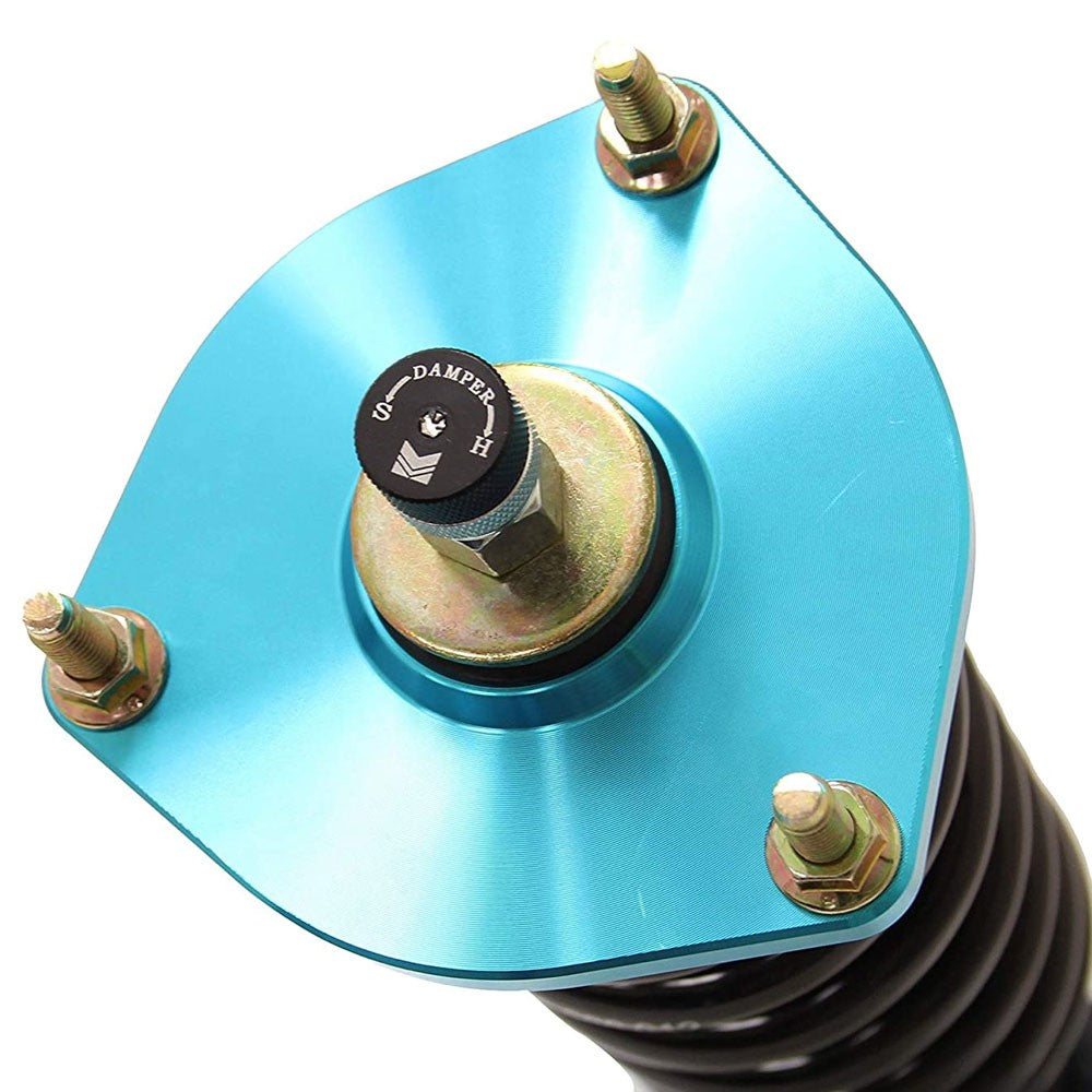 Megan Racing EZII Series Street Blue Coilover Damper Spring For 14-19 Q60 RWD