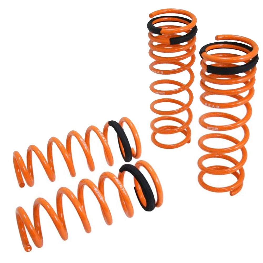 Orange 1.75" Drop Megan Racing Sport Lowering Spring Kit work with 03-07 Honda Accord