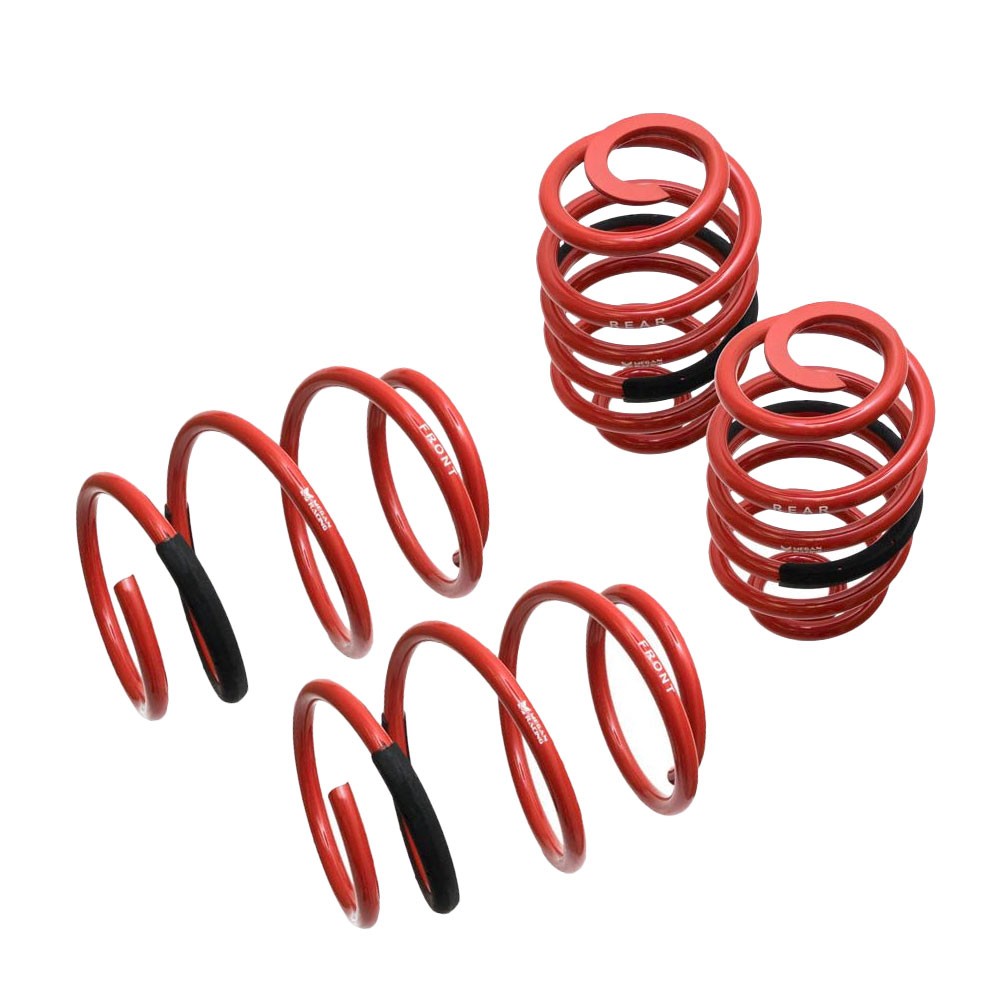 Megan Racing Red Euro-Version Lowering Springs 99-05 E46 3-Series RWD