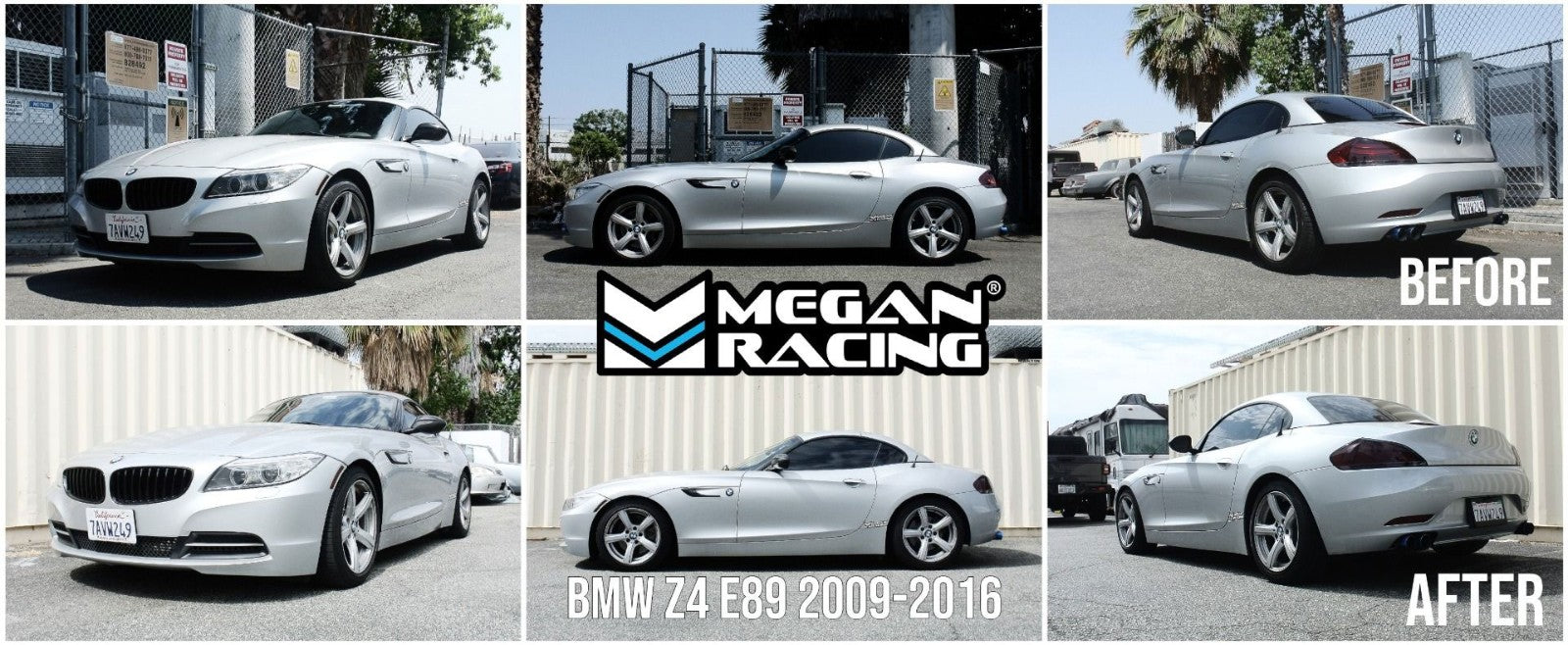 Megan Racing Front/Rear Red Euro Ver Lowering Spring Kit For 09-16 BMW Z4 E89