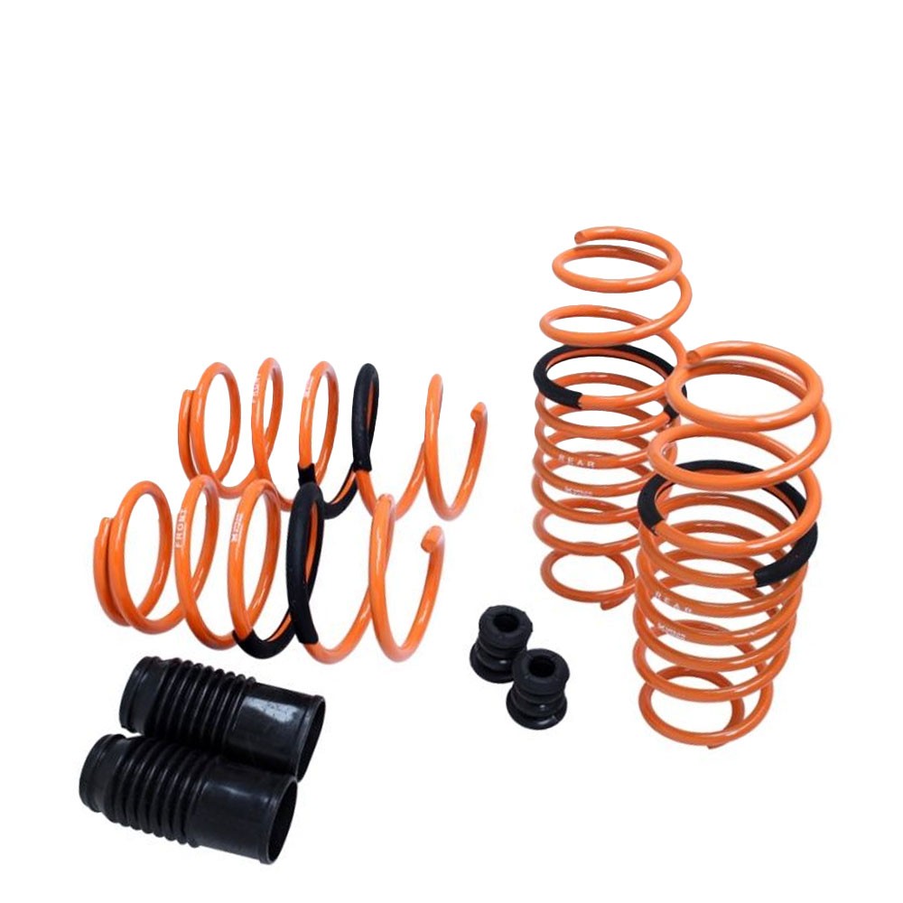 Megan Racing Front Rear Steel Orange Domestic-Version Lowering Springs Kit For 13-16 Dodge Dart