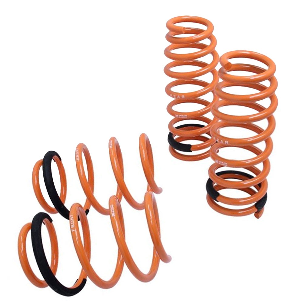 Megan Racing Front Rear Steel Orange Import-Version Lowering Springs Kit For 15-19 Sonata/Optima