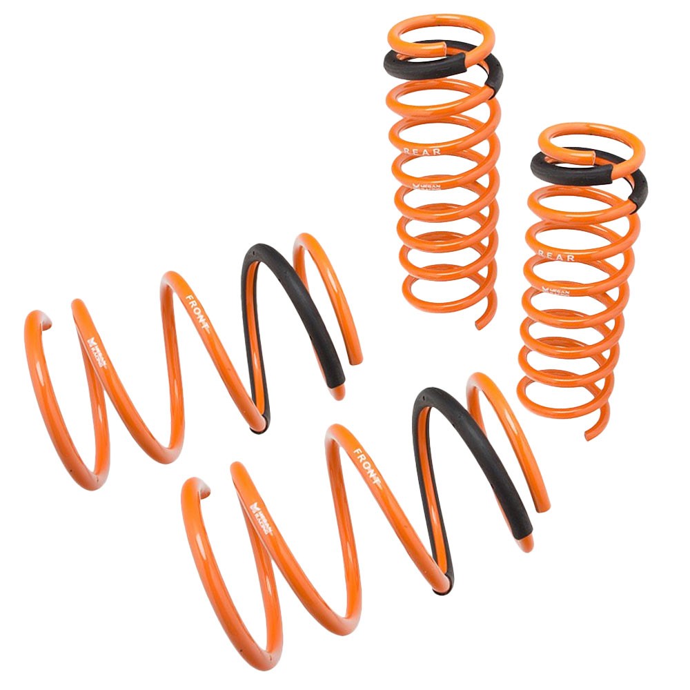 Orange 1" Drop Megan Racing Lowering Spring Coil Kit work with 08-14 Mitsubishi Lancer