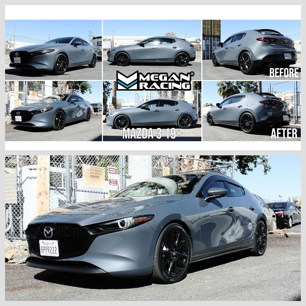 Megan Racing Street-Version Orange Lowering Springs Kit For 19+ Mazda 3 FWD BP