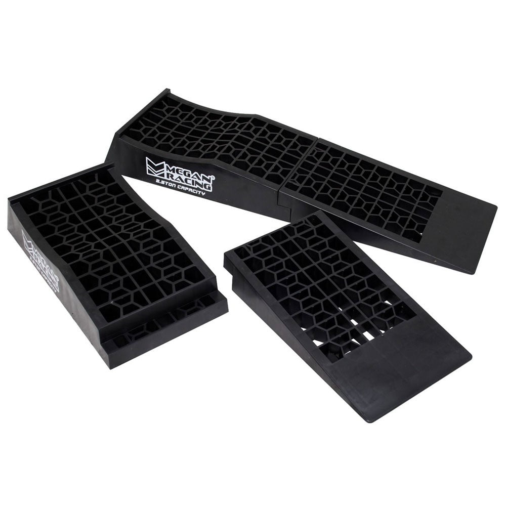 Megan Racing 2PCS Universal Low Profile Drive-On Detachable Auto Service Ramp
