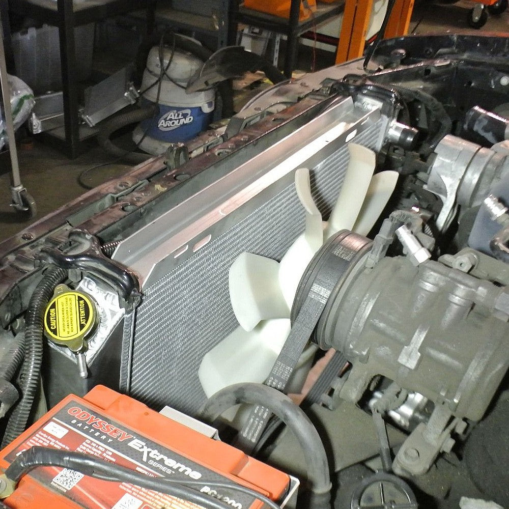 Megan Racing Performance 2-Row Front Radiator For 79-93 Ford Mustang MT 3rd Gen