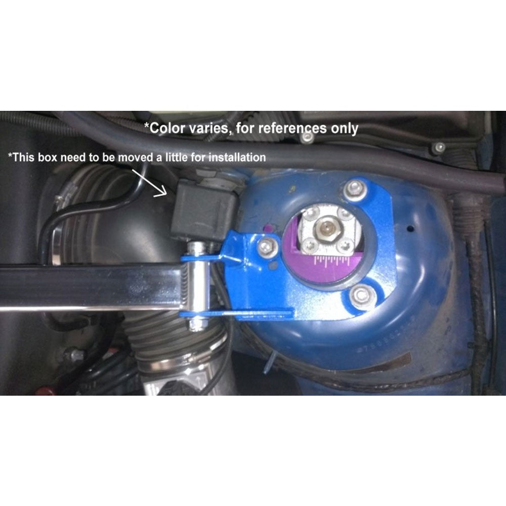 Megan Racing Front Upper Polish Race Spec Strut Bar For 99-06 BMW E46 3-Series