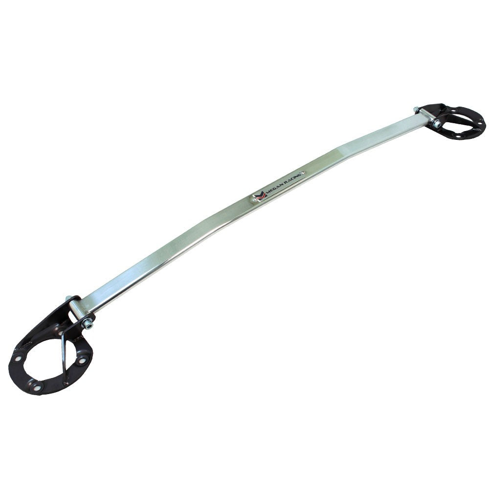 Megan Front Upper Polish Race Spec Tower Brace Strut Bar For 05-14 Ford Mustang MR-SB-FM05FU-1P