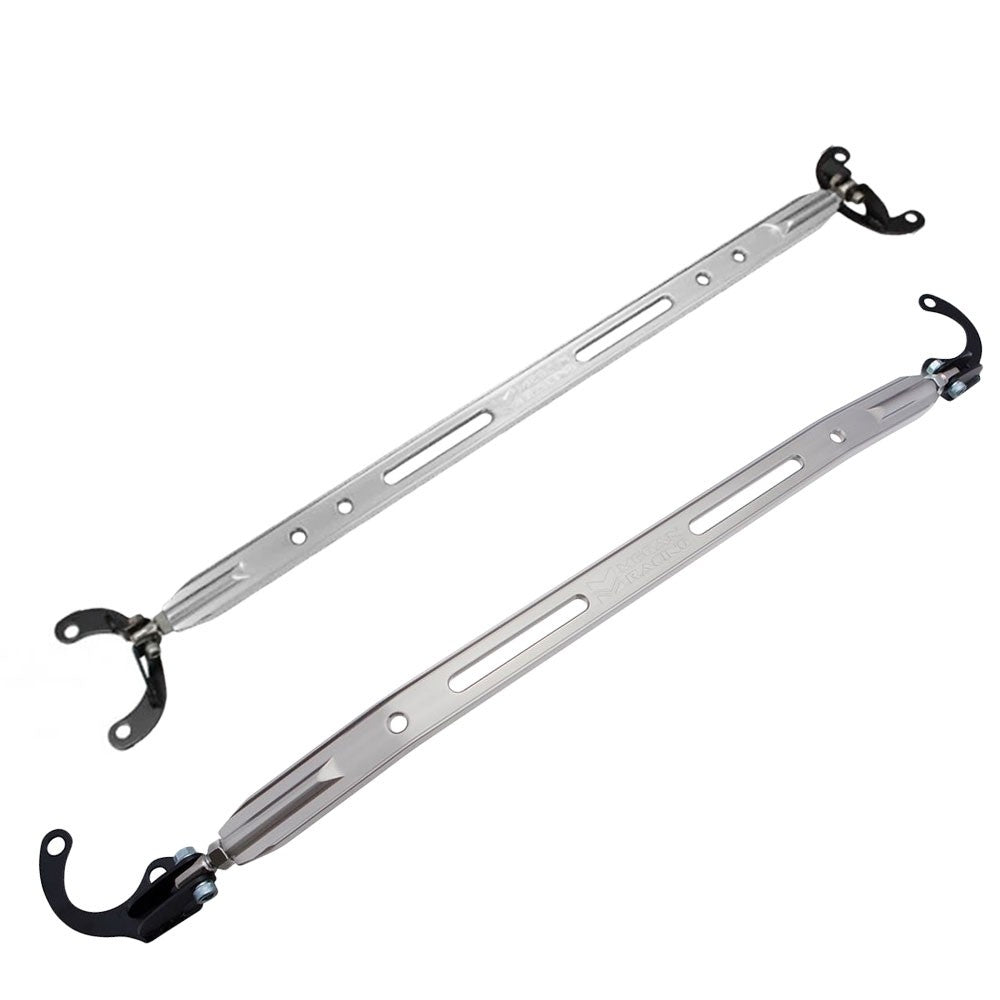 Megan Polish Front & Rear Up Strut Tower Bar 90-01 Integra/88-00 Civic MR-SB-HC8800FU-P MR-SB-HC88RU-P