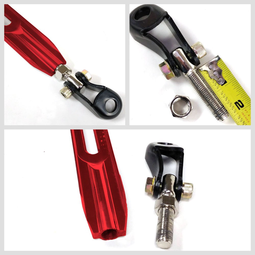 Megan Racing Race Spec Red Strut Bar (Rear Lower) For 90-01 Integra/88-95 Civic