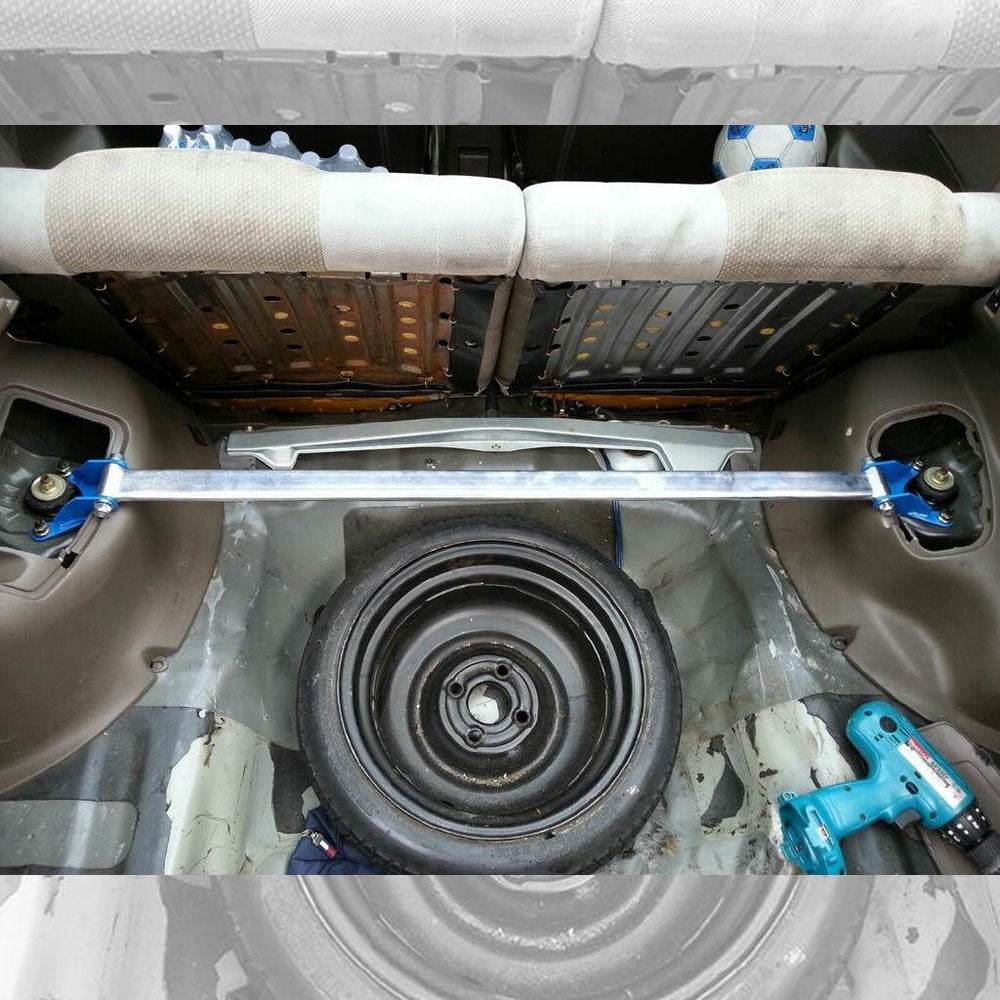 Megan Aluminum Front Upper/Rear Upper Strut Tower Brace Bar For 88-00 Civic