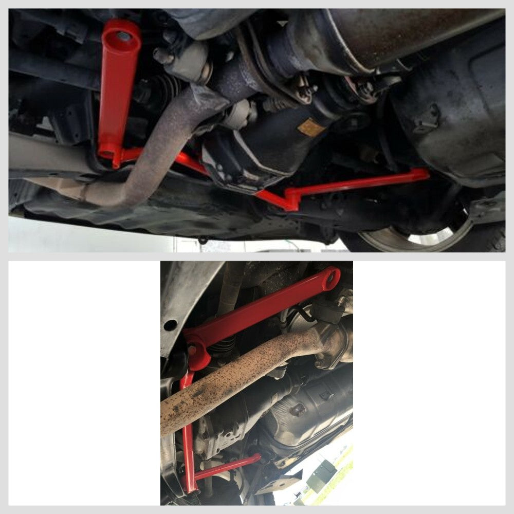 Megan Front Upper+Rear Upper+Rear Lower Strut Bar Brace For 01-05 Lexus IS300