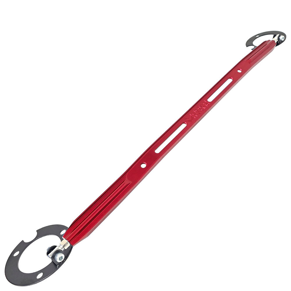 Megan Racing Red Race Spec Front Upper Strut Tower Brace Bar For 95-99 Eclipse