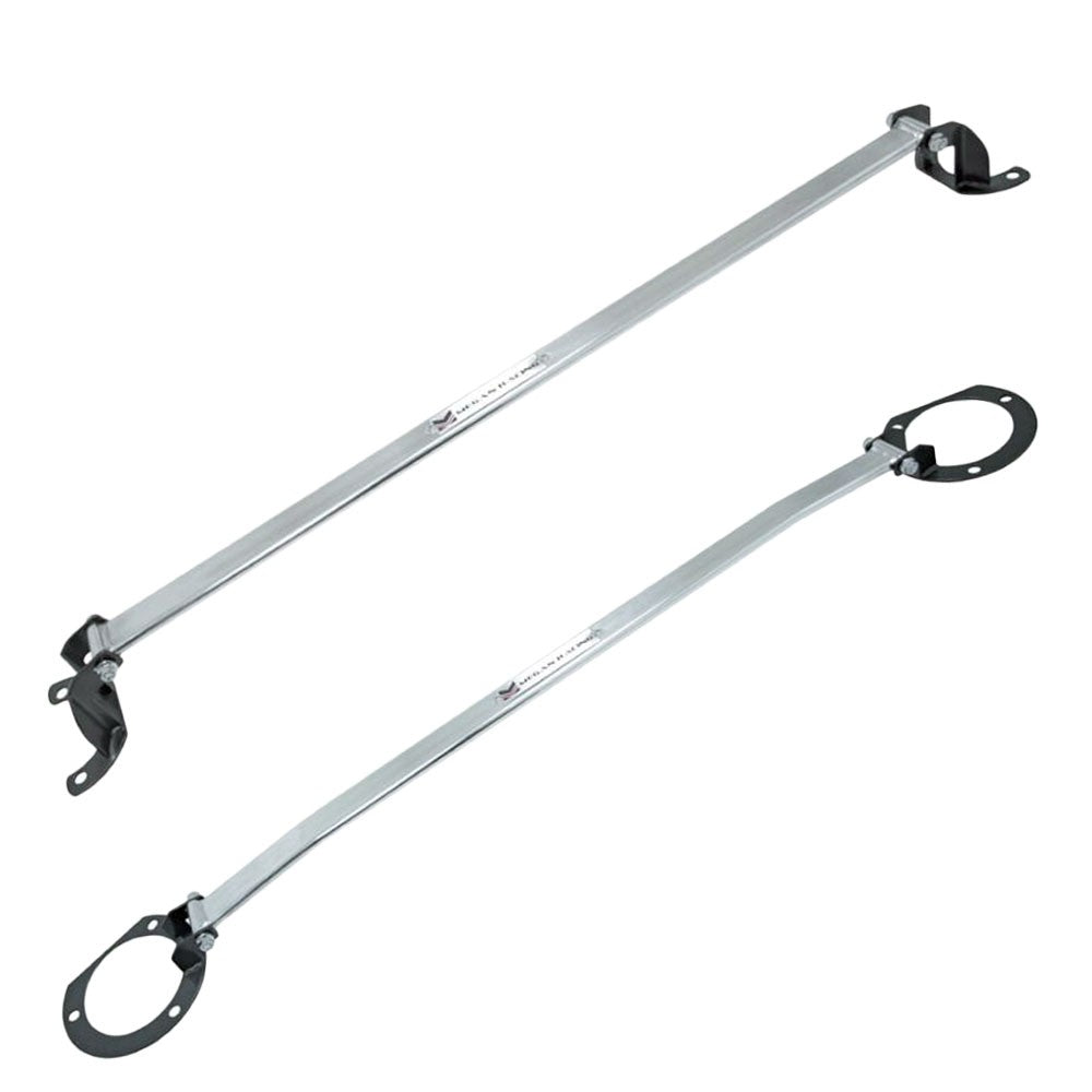 Megan Front Upper/Rear Upper Strut Tower Brace Bar 02-06 Lancer MR-SB-ML02FU-1P+RU-1P