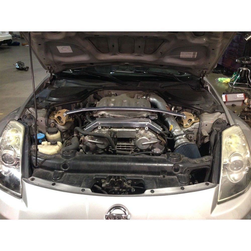 Megan Red Race Front Upper & Lower/Rear Lower Tower Strut Bar03-09 350Z Z33 MR-SB-N3ZFU-1P, MR-SB-N3ZFL-R, MR-SB-N3ZRL-R