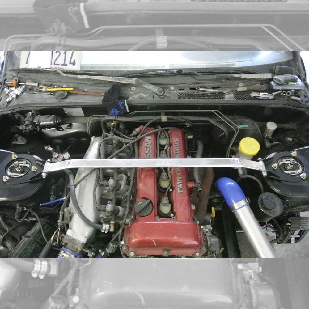 Megan Race Front&Rear Upper Strut Tower Brace Bar 95-98 240SX S14