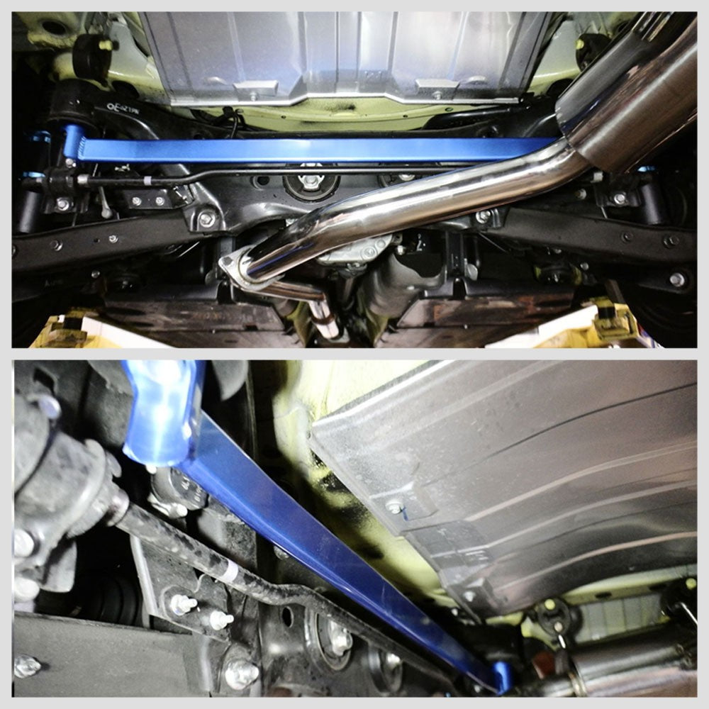 Megan Alu/Red Rear Upper/Rear Lower Strut Tower Brace Bar For 13-20 FRS BRZ 86