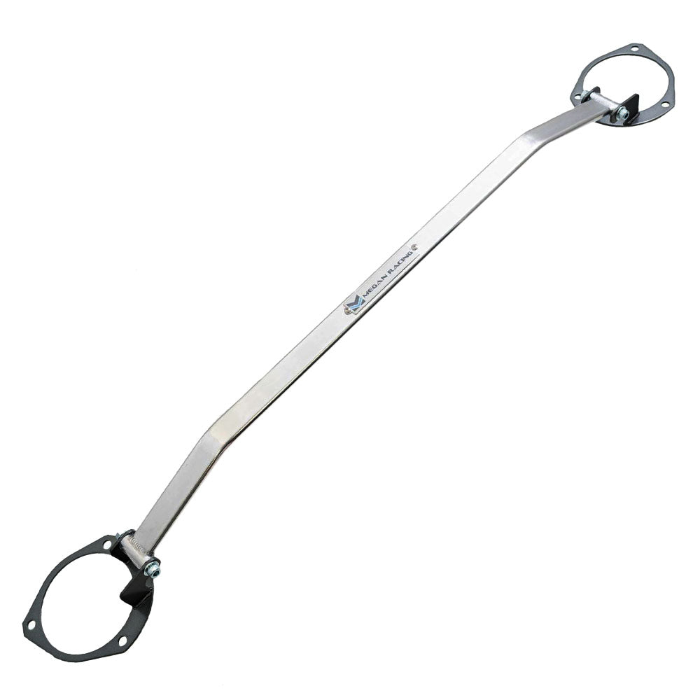 Megan Polish Front Upper V2 Strut Tower Brace Bar For 15-21 Subaru WRX / WRX STI (VA)