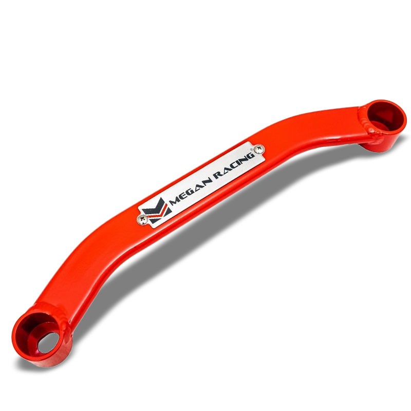 Megan Racing Red Aluminum Rear Lower Strut Brace Bar For 06-18 Toyota RAV4 FWD-Strut Bar & Parts-BuildFastCar