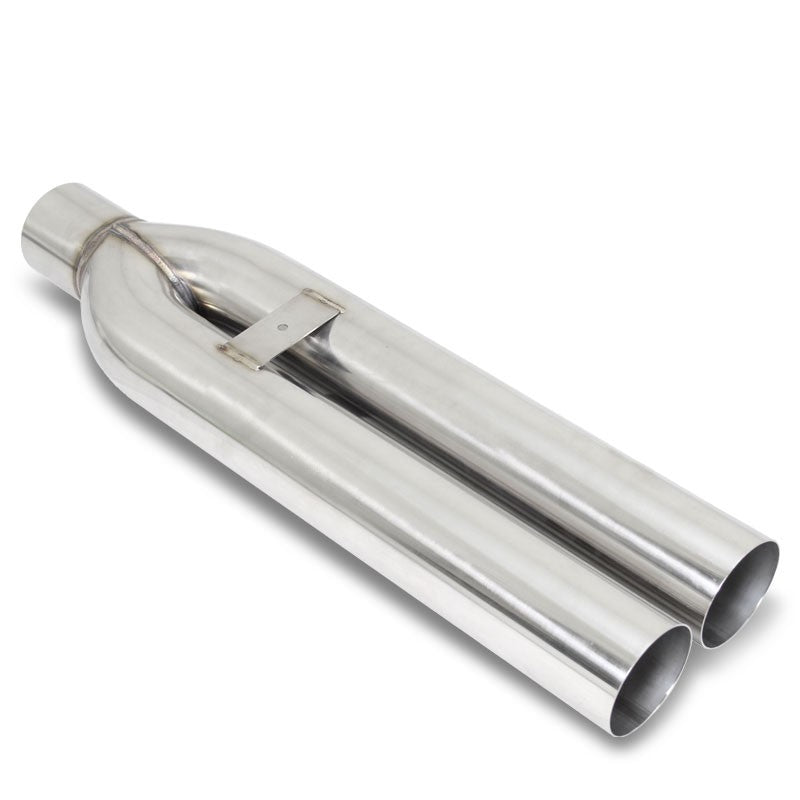 Megan Racing 3" Dual Pipe Straight Cut Universal VIP Blast Exhaust Muffler Tip-Exhaust Parts-BuildFastCar