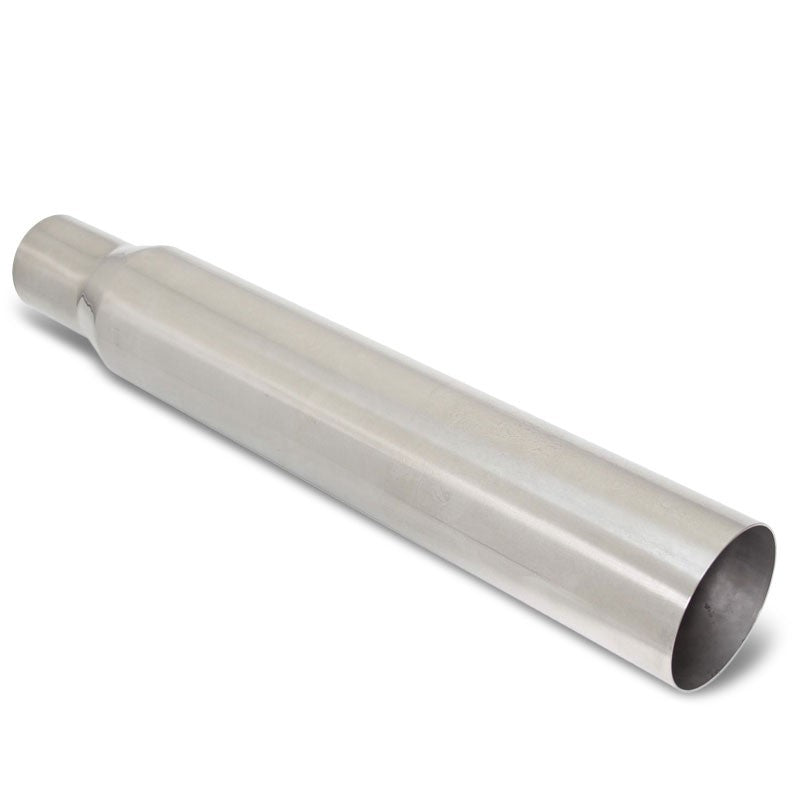 Megan 3"-4" Single Pipe Straight Cut Universal VIP Blast Exhaust Muffler Tip-Exhaust Parts-BuildFastCar