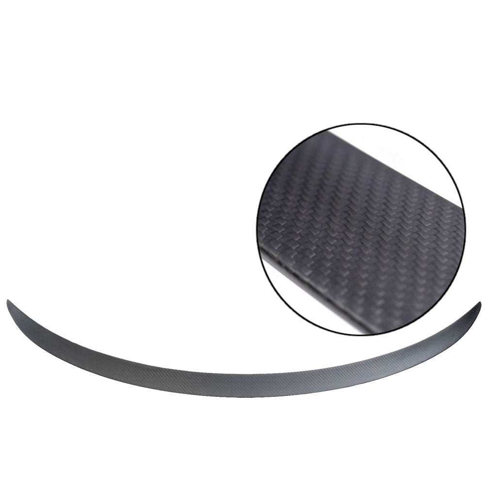 Megan MRC-EXT-TSLY19 Rear Truck Matte Black Carbon Spoiler Lip
